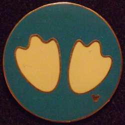 WDW Hidden Mickey Series 2008: Character Footprints - Donald Duck - WDW