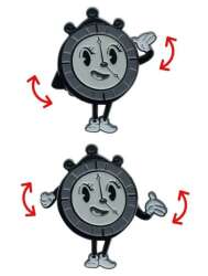 'Marvel Studios: Loki - Miss Minutes with Moving Hands - LFLY'