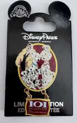 Disney 101 Dalmatians 55th Anniversary LE 1000 Dangle Pin