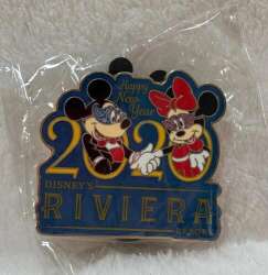 Disney's Riviera Resort Mickey & Minnie Happy New Year Pin 2020