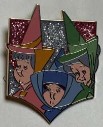 Flora, Fauna, Merryweather - three good fairies