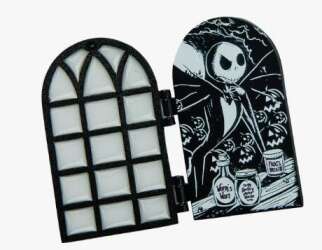 'Bioworld - Gothic Nightmare Collection - Hinged Window — Jack Skellington and Ingredients - DLIC'