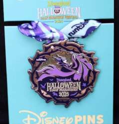 Halloween Half Marathon Medal - Maleficent