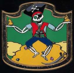 Pirates of the Caribbean Treasure Skeleton