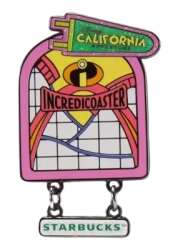 116273 - Starbucks Neon Mystery Collection: Series 2 - Disney California Adventure — Incredicoaster - Disneyland Resort alternate image