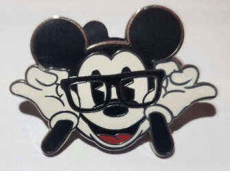 Nerd Mickey Wearing Glasses