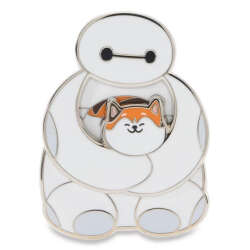 Baymax holding Mochi