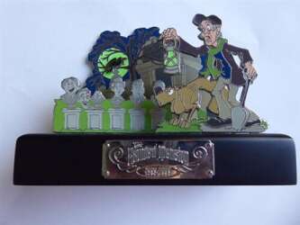 116461 - Haunted Mansion O'Pin House - Caretaker and Singing Busts Cloisonne Sculpture Figurine - Disneyland Resort alternate image