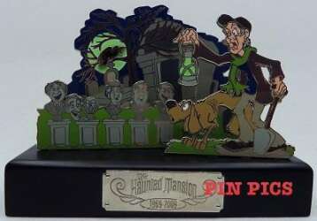 116461 - Haunted Mansion O'Pin House - Caretaker and Singing Busts Cloisonne Sculpture Figurine - Disneyland Resort alternate image