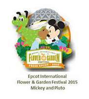 14494 - Epcot International Flower & Garden Festival 2015 - Mickey and Pluto - Walt Disney World alternate image