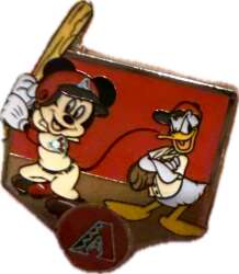 Mickey and Donald - AZ Diamondbacks