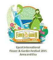 14491 - Epcot International Flower & Garden Festival 2015 - Anna and Elsa - Walt Disney World alternate image