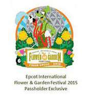 14492 - Epcot International Flower & Garden Festival 2015 - Passholder Exclusive - Walt Disney World alternate image