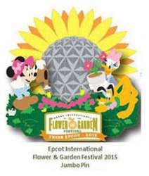 14495 - Epcot International Flower & Garden Festival 2015 - Minnie & Daisy Jumbo - Walt Disney World alternate image