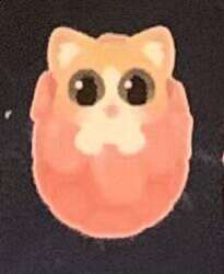 Salesone Blind Box - The Marvels Orange and White Flerkitten in Egg