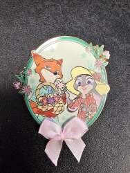 'BoxLunch - Disney - Zootopia Judy &amp; Nick Flower Bow - DLIC'