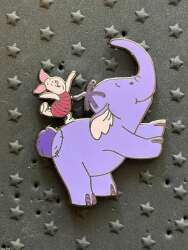 Piglet Riding Lumpy the Heffalump