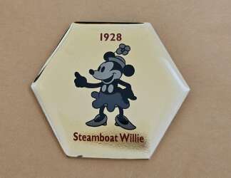 Minnie Mouse as seen in 1928 "Steamboat Willie"