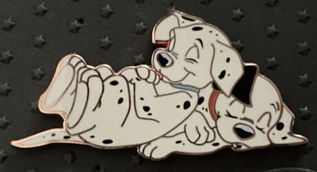 Sleeping puppies (rose gold)