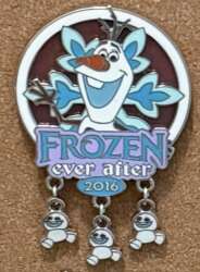 Frozen Ever After Cast Member Pin