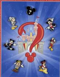 Where's Mickey Pin Event (Complete Set with Map)