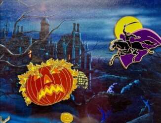 116957 - 999 Happy Haunts Ball 2004 - Flaming Pumpkin Head - The Legend of Sleepy Hollow - Walt Disney World alternate image
