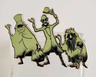 Hitchhiking Ghost on Paper Poster Card - Liberty Square Version