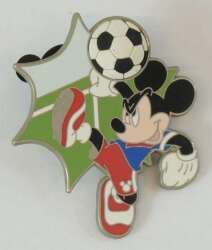 Mickey Kicking A Soccer Ball - TDR