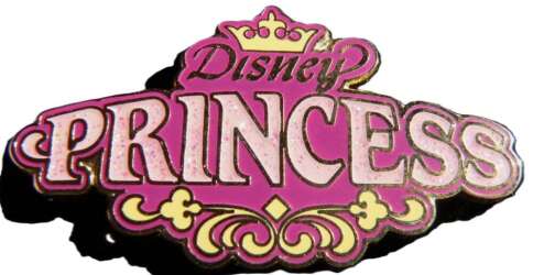 117065 - Pins with Princess Text - Disney Princess - Walt Disney World alternate image