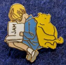 Christopher Robin and Pooh Reading