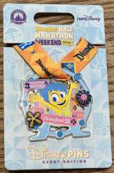 2026 Disneyland 5K Medal Joy Pixar Pal-A-Round