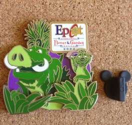 512 - EPCOT International Flower & Garden Festival 2004 - Pumbaa & Timon - Walt Disney World alternate image