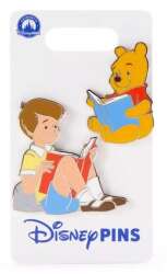 'Winnie the Pooh - Christopher Robin and Pooh 2 pin set - MLT'