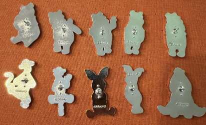 117282 - GoPinPro - Pooh & Friends Mystery Trading Pack - Complete Set 10 Pack - Disney Licensed alternate image