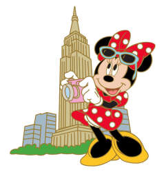 Minnie at the Empire State Building
