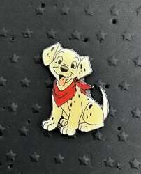 Sitting Puppy - Red Bandana