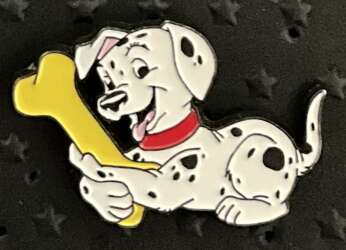 Puppy with Yellow Bone