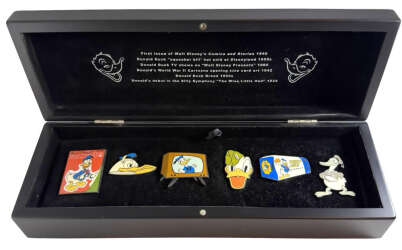 Donald Duck Through the Years Boxed Pin Set
