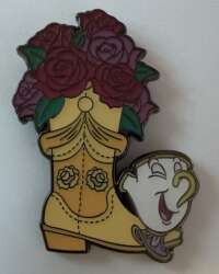 'Princess Floral Cowboy Boot with Sidekicks - Belle Chip - LFLY'