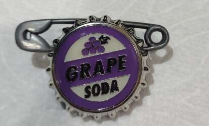 Up, Ellie Grape Soda Badge