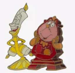 Lumiere and Cogsworth