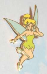 Tinker Bell with Right Knee Raised and Left Hand Next to Cheek