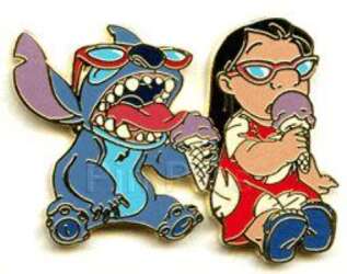 'Lilo &amp; Stitch - Lilo &amp; Stitch Eating Ice Cream (Cast Member Exclusive) - DLR'