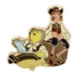 117729 - Muppet Treasure Island 30th Anniversary Mini Mystery Collection - Dr. Bunsen Honeydew as Dr. Livesey and Beaker - Walt Disney Imagineering alternate image