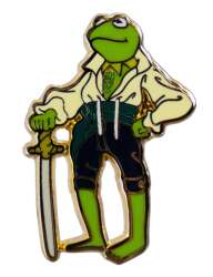 Kermit as Captain Abraham Smollett