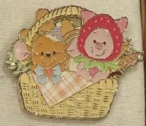 Piglet and Roo Picnic Basket