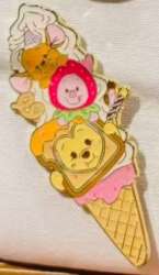 117790 - Winnie the Pooh Spring Picnic Mystery - Pooh, Piglet and Roo Ice Cream Cone - Shanghai Disney Resort alternate image