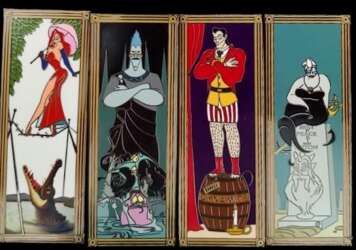 Villains Stretching Room Portraits