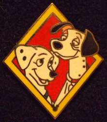17551 - Cast Lanyard Series IV - Classic Character Diamonds - Pongo & Perdita - Disneyland Resort alternate image