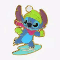 Stitch ice skating